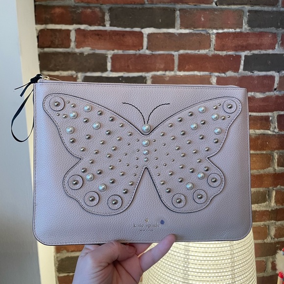 kate spade Handbags - Kate Spade Butterfly Clutch